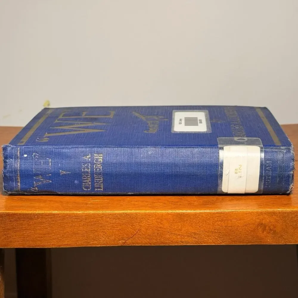 Vintage 1927 WE Charles Lindbergh 1st Edition 8th Printing Hardcover Book As Is
